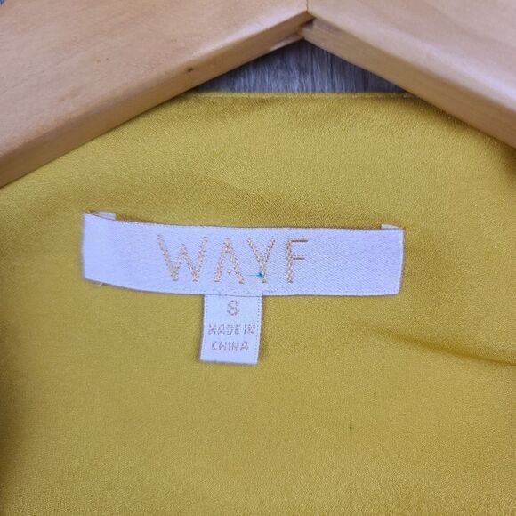 Wayf Long Sleeve Mini Wrap Dress size S - Picture 4 of 9